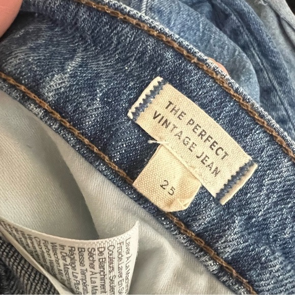 Madewell The Perfect Vintage Jean Raw-Hem Edition Size 25 - Picture 6 of 9